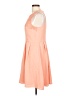 Darling Solid Orange Cocktail Dress Size L - photo 5