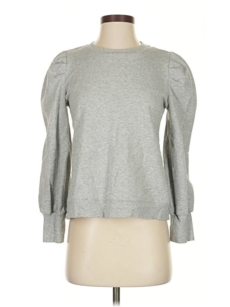 Pre-owned Candace Cameron Bure Sweatshirt In Gray