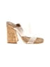 Schutz Ivory Tan Sandals Size 5 - photo 1