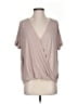 Double Zero Tan Short Sleeve Blouse Size S - photo 1