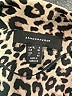 Atmosphere Animal Print Tan Long Sleeve Blouse Size 4 - photo 7