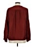 J.Crew 100% Polyester Burgundy Long Sleeve Blouse Size M - photo 2