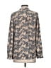 J.Crew Factory Store 100% Polyester Animal Print Gray Long Sleeve Blouse Size XS - photo 2