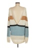 Assorted Brands Color Block Tan Ivory Pullover Sweater Size M - photo 2