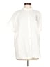 Chicka-D 100% Cotton White Short Sleeve Button-Down Shirt Size L - photo 1