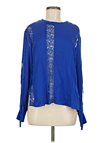 3.1 Phillip Lim Long Sleeve Silk Top (view 1)