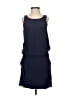 Theory 100% Silk Solid Blue Casual Dress Size 0 - photo 1