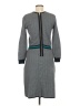 Draper James Chevron-herringbone Gray Blue Casual Dress Size M - photo 2