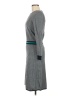 Draper James Chevron-herringbone Gray Blue Casual Dress Size M - photo 5