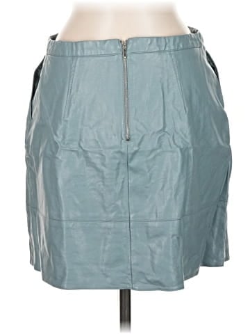 Atmosphere Faux Leather Skirt (view 2)