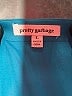 pretty garbage Teal Casual Skirt Size L - photo 4