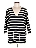 Zara Black 3/4 Sleeve Top Size M - photo 1