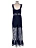 Self-Portrait 100% Polyester Blue Jumpsuit Size 8 - photo 2