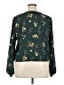 Tua 100% Polyester Green Long Sleeve Blouse Size XL - photo 2