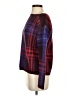 Ann Taylor Plaid Purple Pullover Sweater Size XS - photo 5