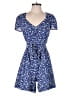 Leifnotes 100% Polyester Blue Casual Dress Size 4 - photo 1