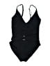 MICHAEL Michael Kors Solid Black One Piece Swimsuit Size 10 - photo 2