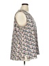 Gibson Floral Ivory Sleeveless Blouse Size 1X - photo 4