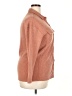 Pink Lily Orange 3/4 Sleeve Button-Down Shirt Size L - photo 4