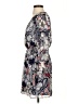 Express 100% Polyester Paisley Gray Cocktail Dress Size XS - photo 5