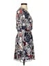 Express 100% Polyester Paisley Gray Cocktail Dress Size XS - photo 4