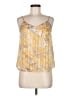 Roan + Ryan 100% Polyester Gold Sleeveless Blouse Size M - photo 1