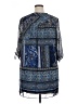 En Focus Studio 100% Polyester Paisley Blue Casual Dress Size 14 (petite) - photo 2