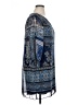 En Focus Studio 100% Polyester Paisley Blue Casual Dress Size 14 (petite) - photo 4