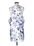 Zara Basic Print Blue Casual Dress Size M - photo 2