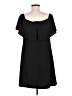 Charles Henry Solid Black Casual Dress Size M - photo 2