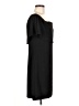 Charles Henry Solid Black Casual Dress Size M - photo 4