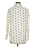 Zara Polka Dots Ivory Long Sleeve Blouse Size M - photo 2