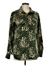 Fate 100% Polyester Animal Print Green Long Sleeve Blouse Size M - photo 1