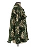 Fate 100% Polyester Animal Print Green Long Sleeve Blouse Size M - photo 4