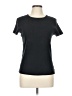Three Dots 100% Cotton Black Short Sleeve Top Size L - photo 1