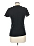 Three Dots 100% Cotton Black Short Sleeve Top Size L - photo 2