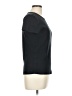 Three Dots 100% Cotton Black Short Sleeve Top Size L - photo 4