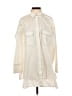 MNG 100% Cotton Ivory White Long Sleeve Button-Down Shirt Size 4 - photo 1