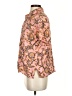 A.L.C. 100% Linen Floral Pink Short Sleeve Blouse Size 2 - photo 5