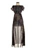 Lulus 100% Polyester Silver Cocktail Dress Size S - photo 1