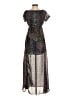 Lulus 100% Polyester Silver Cocktail Dress Size S - photo 2