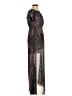 Lulus 100% Polyester Silver Cocktail Dress Size S - photo 4