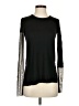 BCBGMAXAZRIA 100% Modal Black Long Sleeve Top Size XXS - photo 1