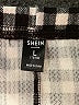 Shein Checkered-gingham Black Formal Skirt Size L - photo 4