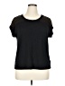 Ellen Tracy Black Short Sleeve Top Size XL - photo 1