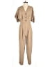 Zara Solid Tan Jumpsuit Size S - photo 1