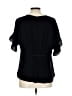 Left Coast by Dolan 100% Polyester Black Short Sleeve Blouse Size L - photo 2