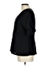 Left Coast by Dolan 100% Polyester Black Short Sleeve Blouse Size L - photo 5