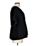 Left Coast by Dolan 100% Polyester Black Short Sleeve Blouse Size L - photo 4