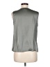 Unbranded 100% Polyester Silver Sleeveless Blouse Size M - photo 2